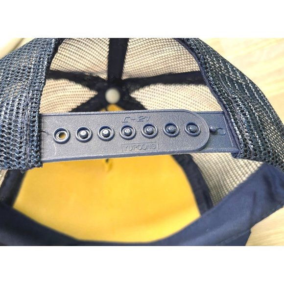 Eagle Fire Dept Trucker Hat Vintage Snapback Mesh Navy Blue Idaho - Picture 7 of 8